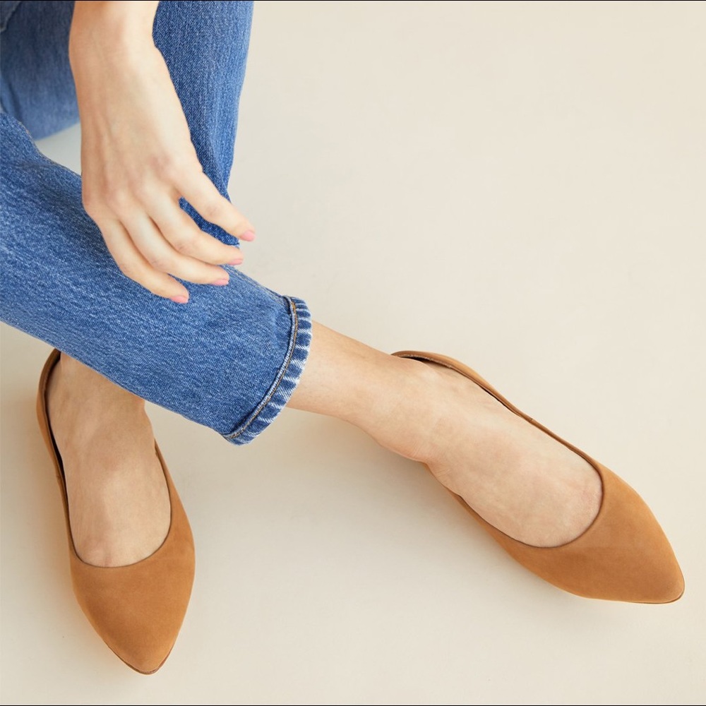 Nisolo NWT NEW IN BOX Ava Ballerina Flat leather 8